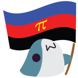 :BlahajWavingPolyAmorousFlag: