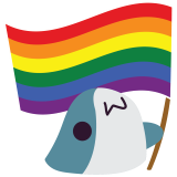 :BlahajWavingPrideFlag:
