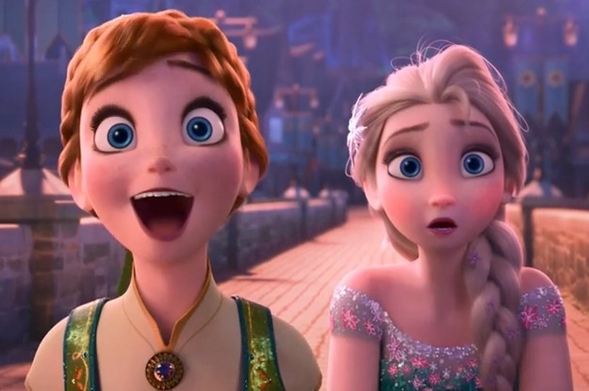 Frozen reaction "two types of reaction" Meme 